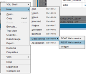 Selecting REST Web Service