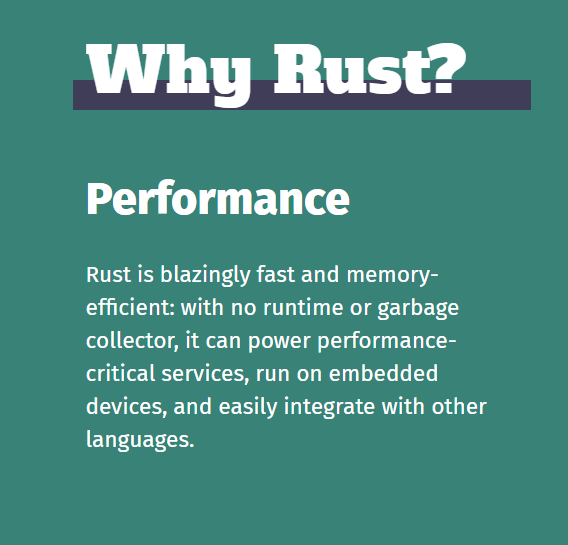 why rust