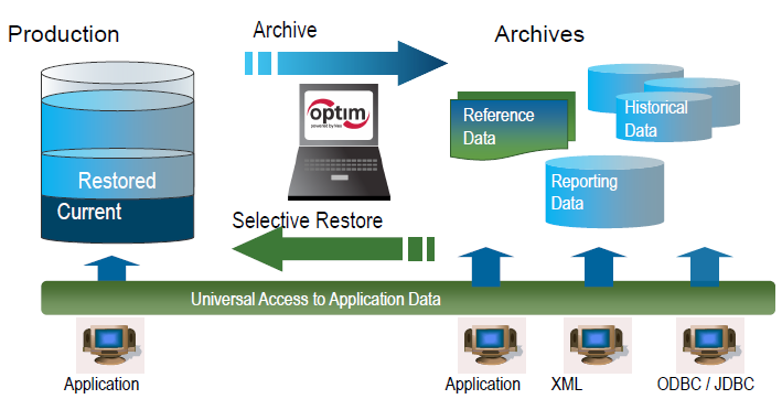 IBM InfoSphere Optim 流程图